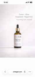 Hair growth and shine oil
